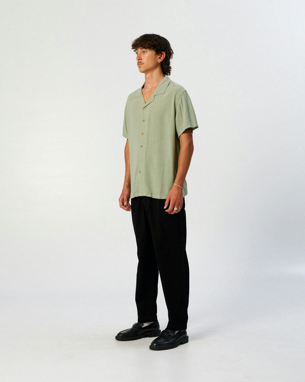 Ernie Resort Shirt - Sea Grass