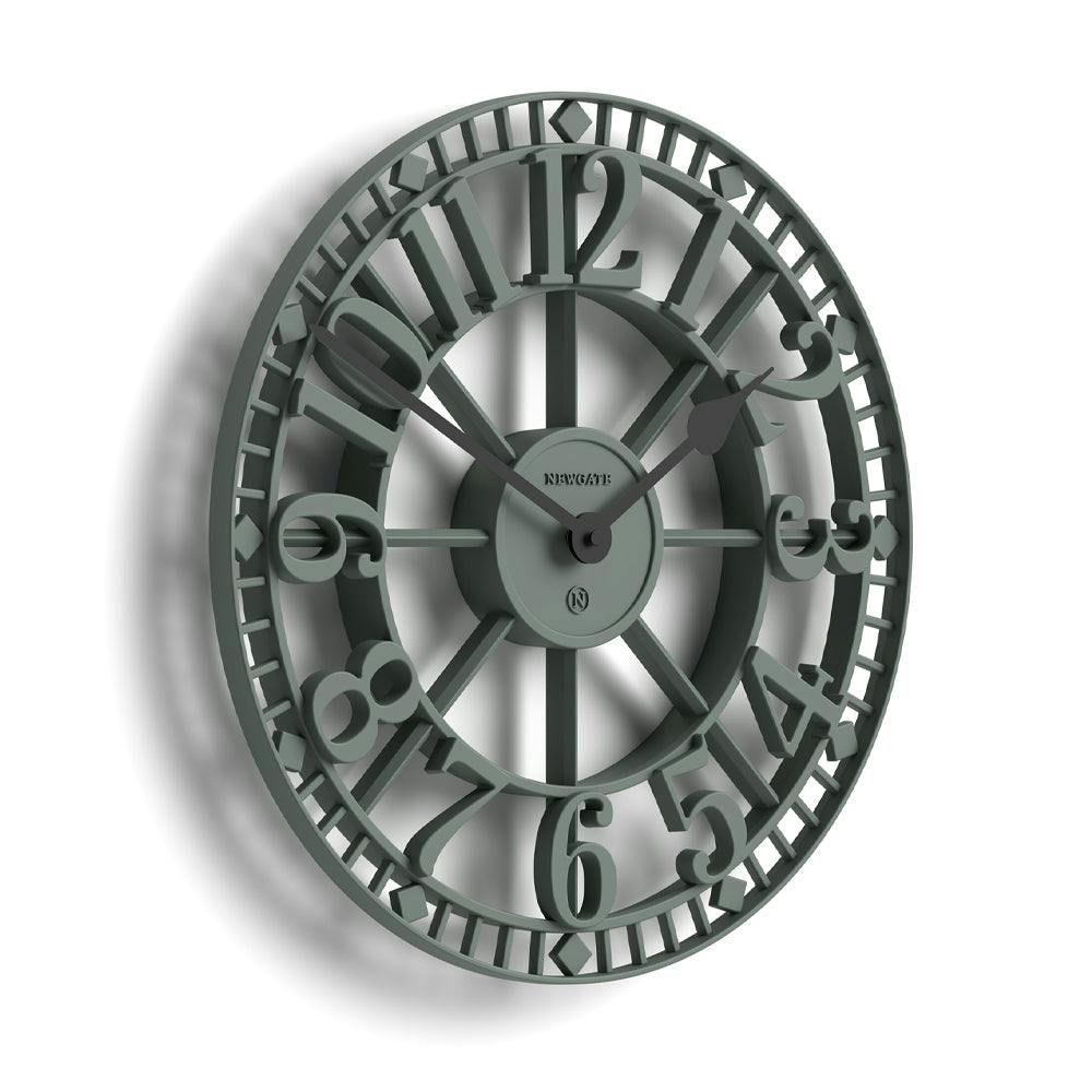 Newgate Warehouse Wall Clock-Asparagus Green