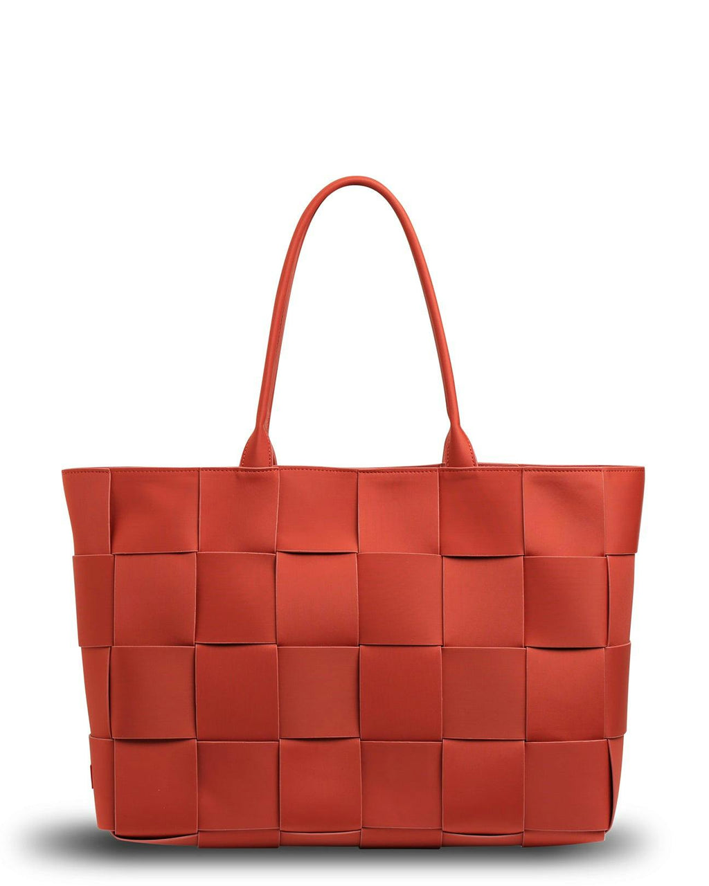 Prene | The Holiday Bag (CHILLI RED) Woven Neoprene Large Tote Bag