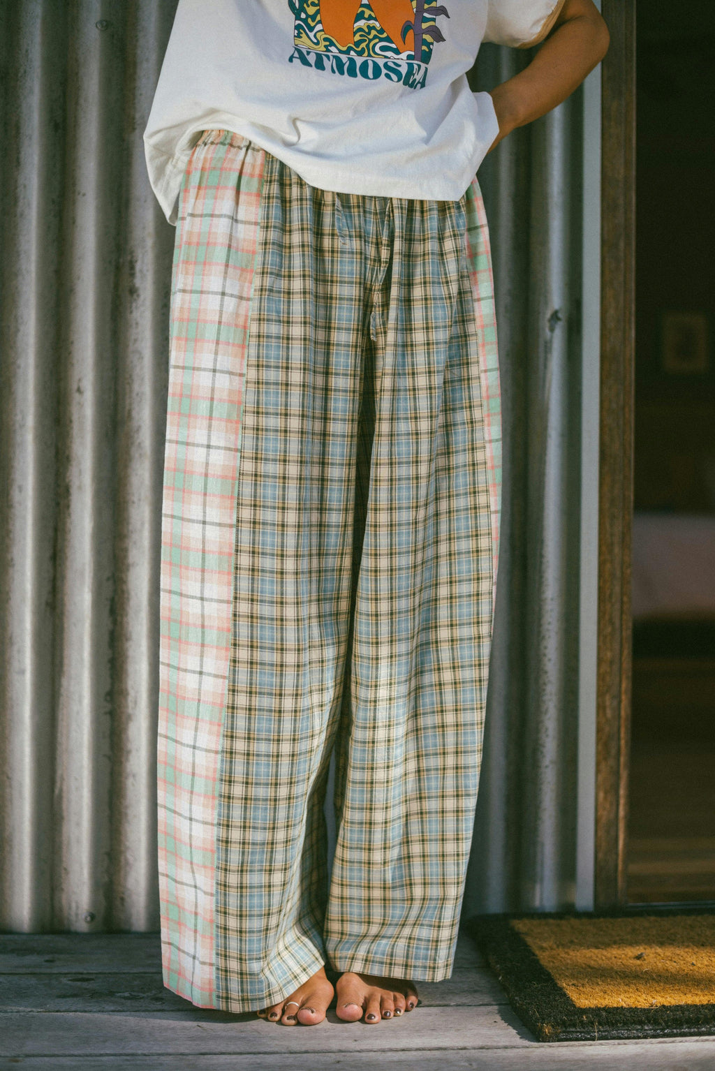 Patchwork Pant in Cottage Plaid
