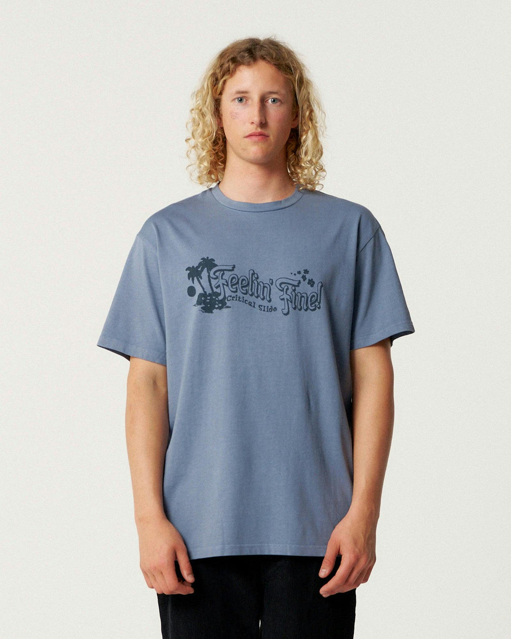 Feeling Fine Tee - Blue