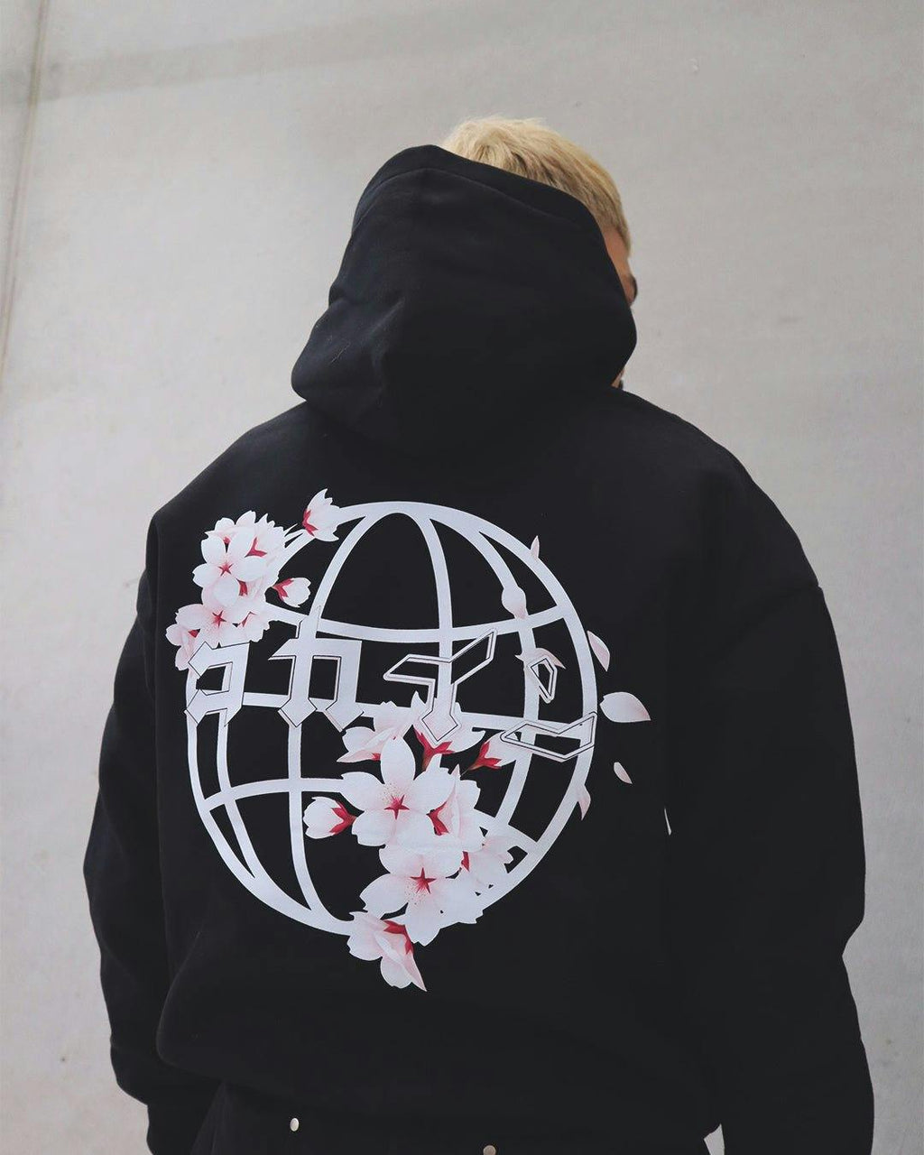 Blossom The World Hoodie // BLACK