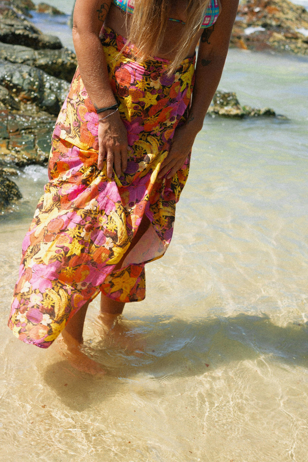 Wrap Skirt in Fruity