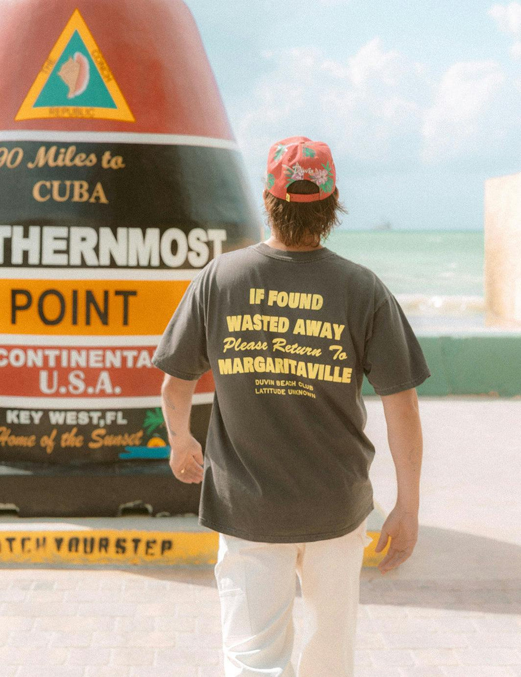 Duvin x Margaritaville Please Return Tee - Black