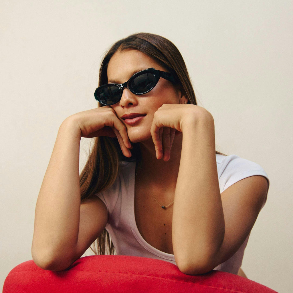 BALLET Gloss Black | Green Polarised Bio Lens