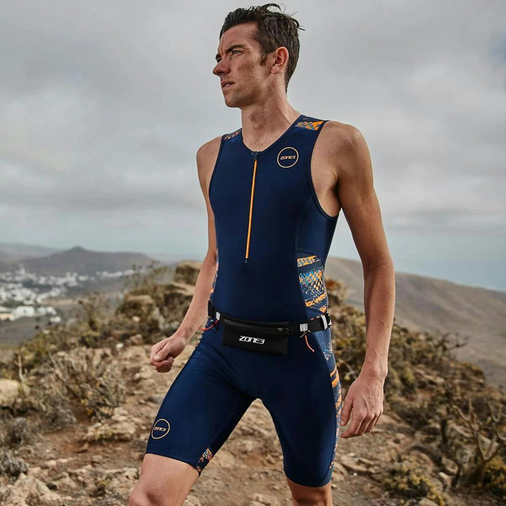 Race Number Belt with Neoprene Pouch