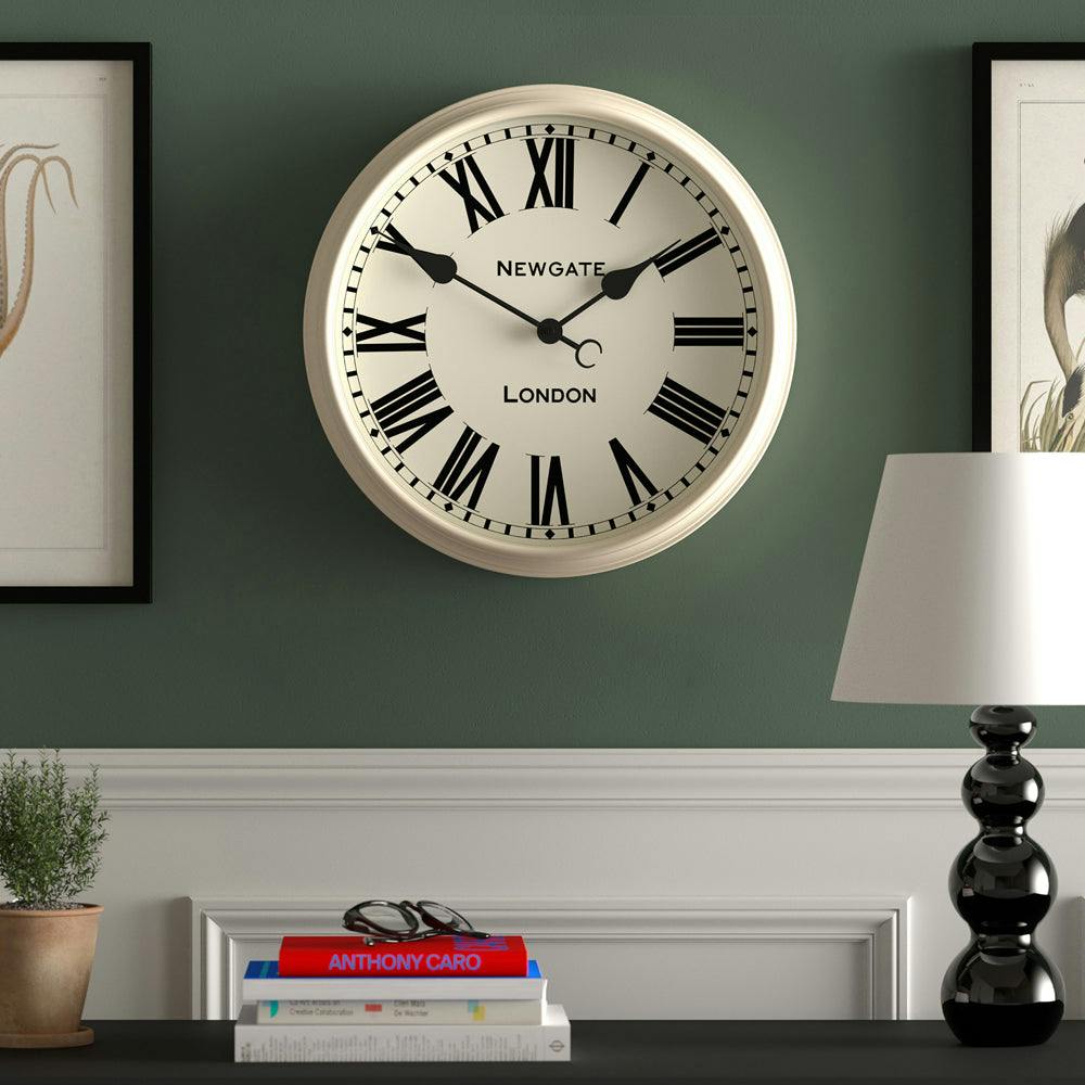 Newgate Spitalfields Wall Clock-Vanilla Cream
