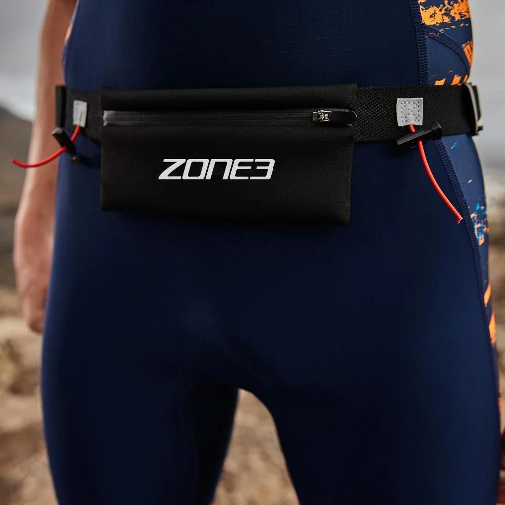 Race Number Belt with Neoprene Pouch