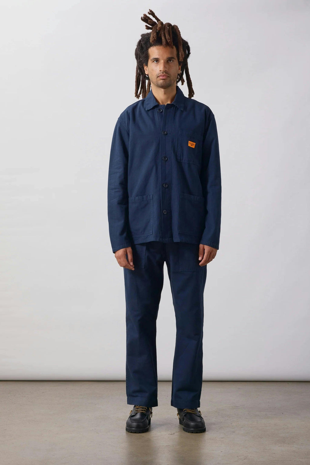 Service Works Canvas Chore Shirt in Dark Navy