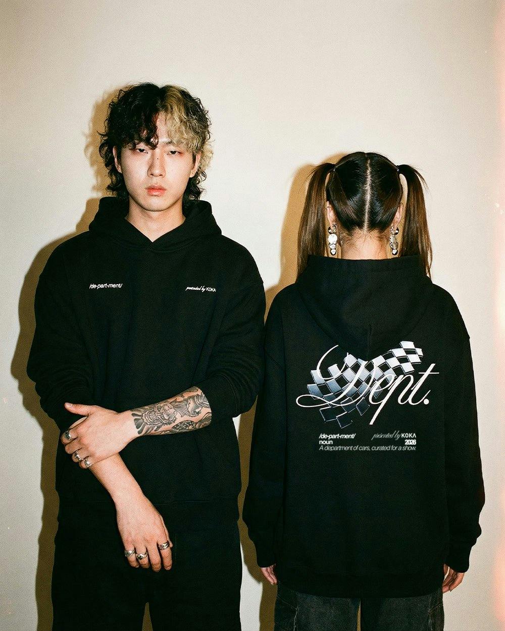 The Dept Hoodie // BLACK