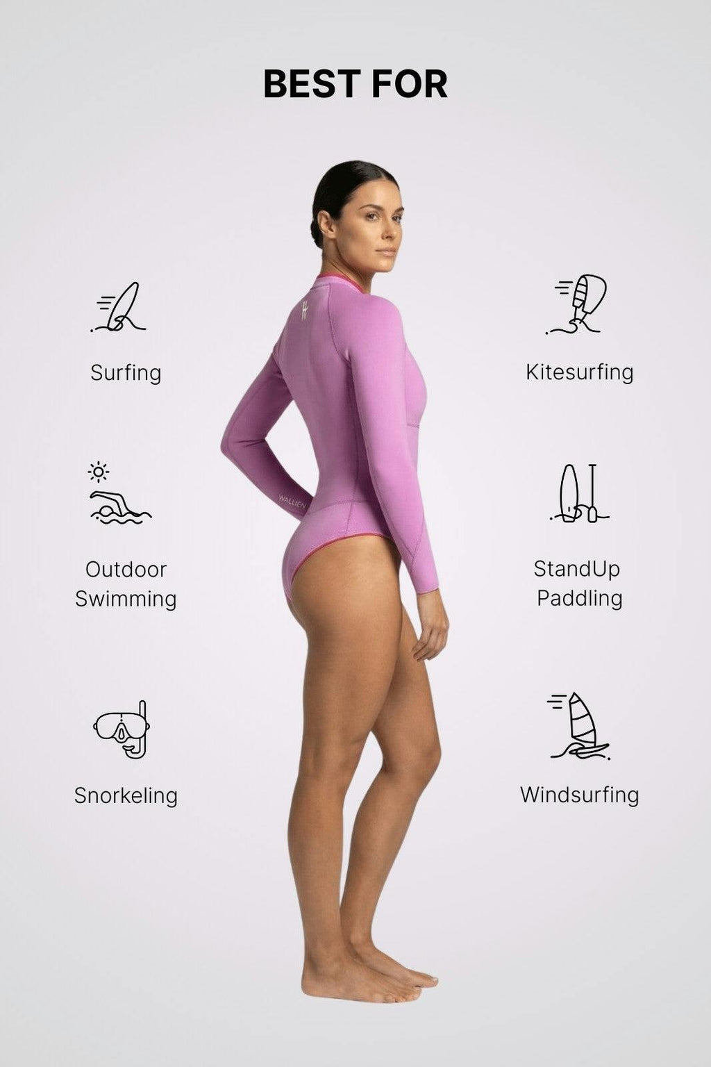 Horizonia Yulex® Springsuit Wetsuit ― Pink