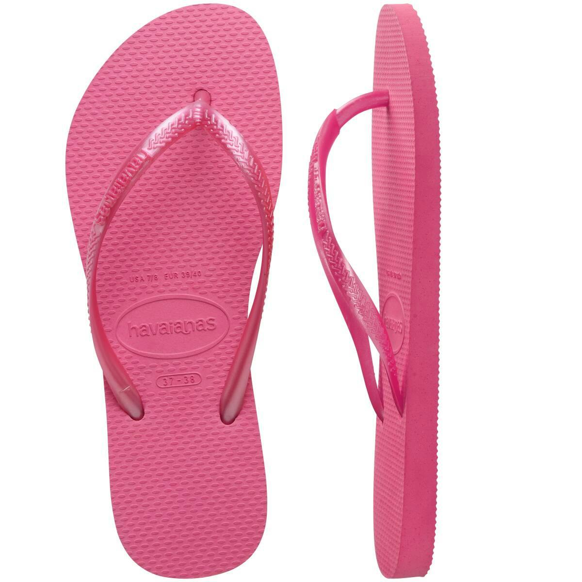 Slim Metallic Thongs