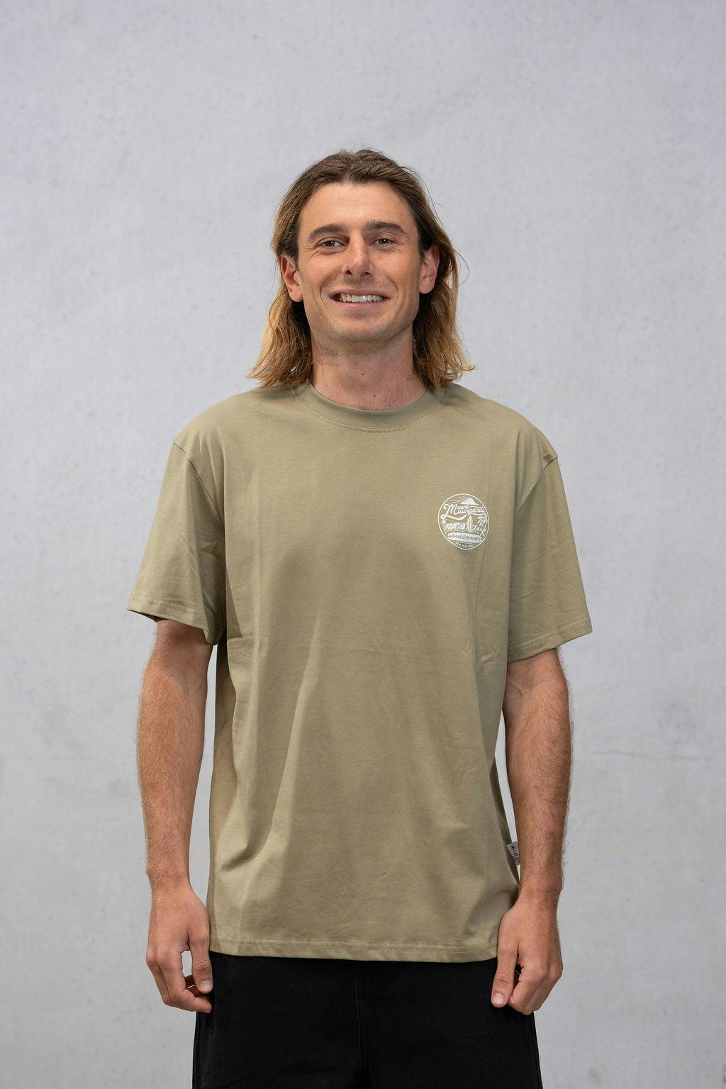 Mount Retro Tee - Khaki