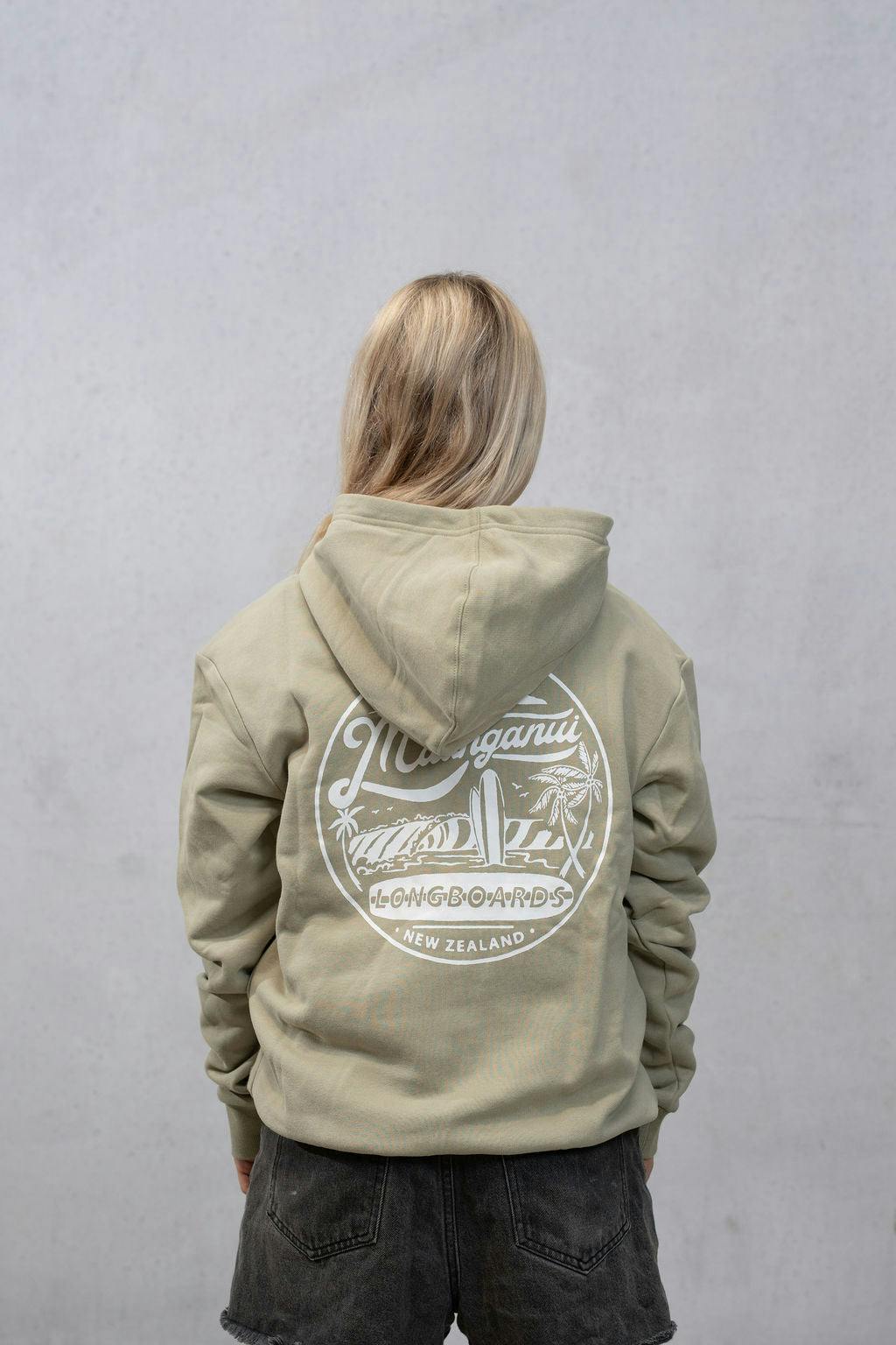 Mount Retro Hoodie - Washed Olive