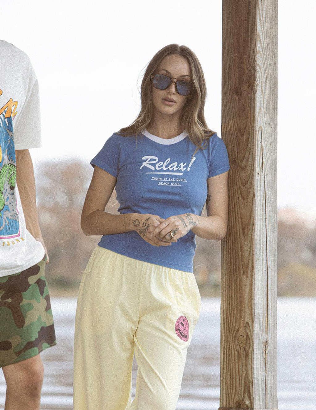 Relax Baby Tee - Blue
