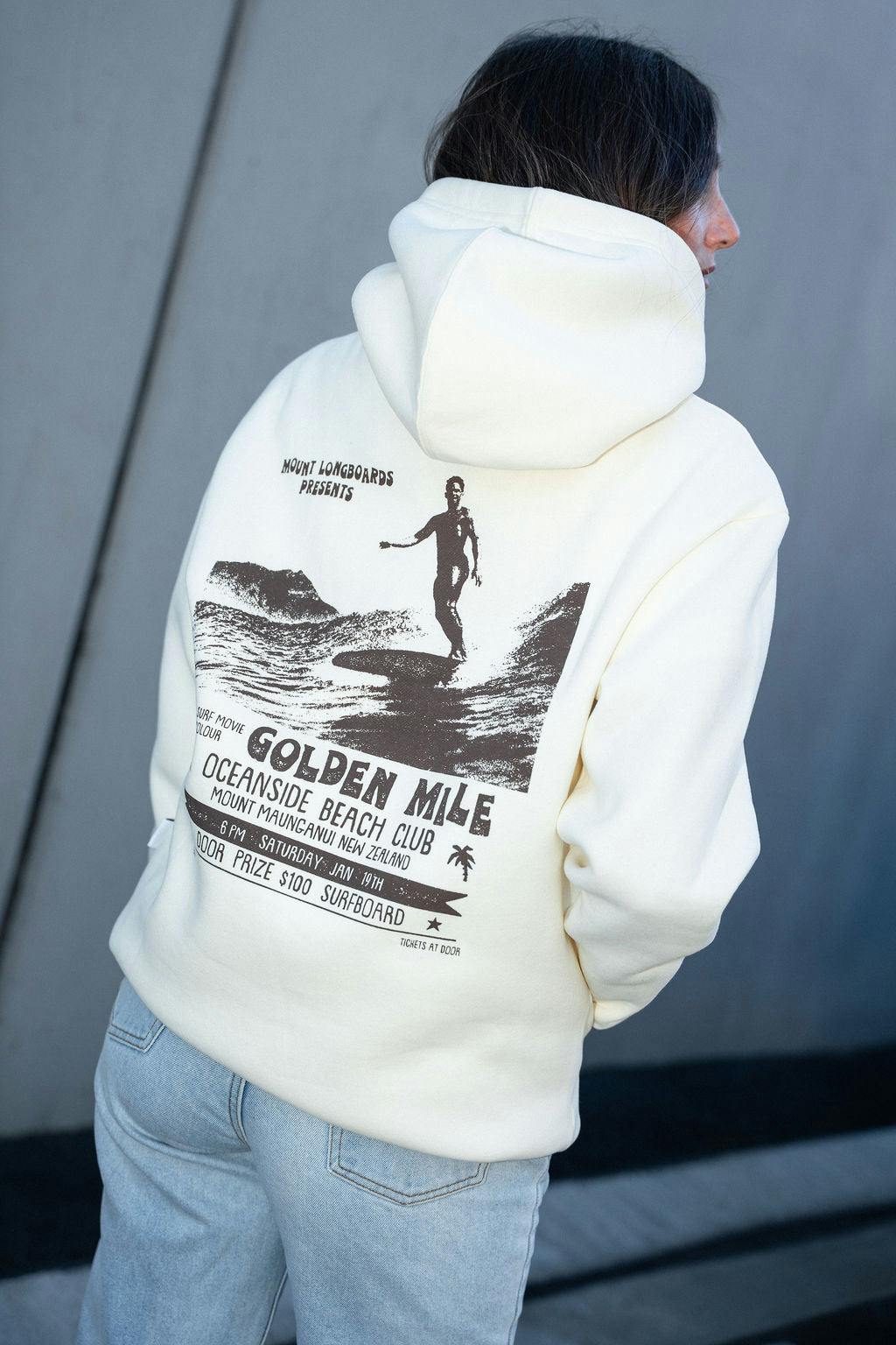The Golden Mile Hoodie - Natural