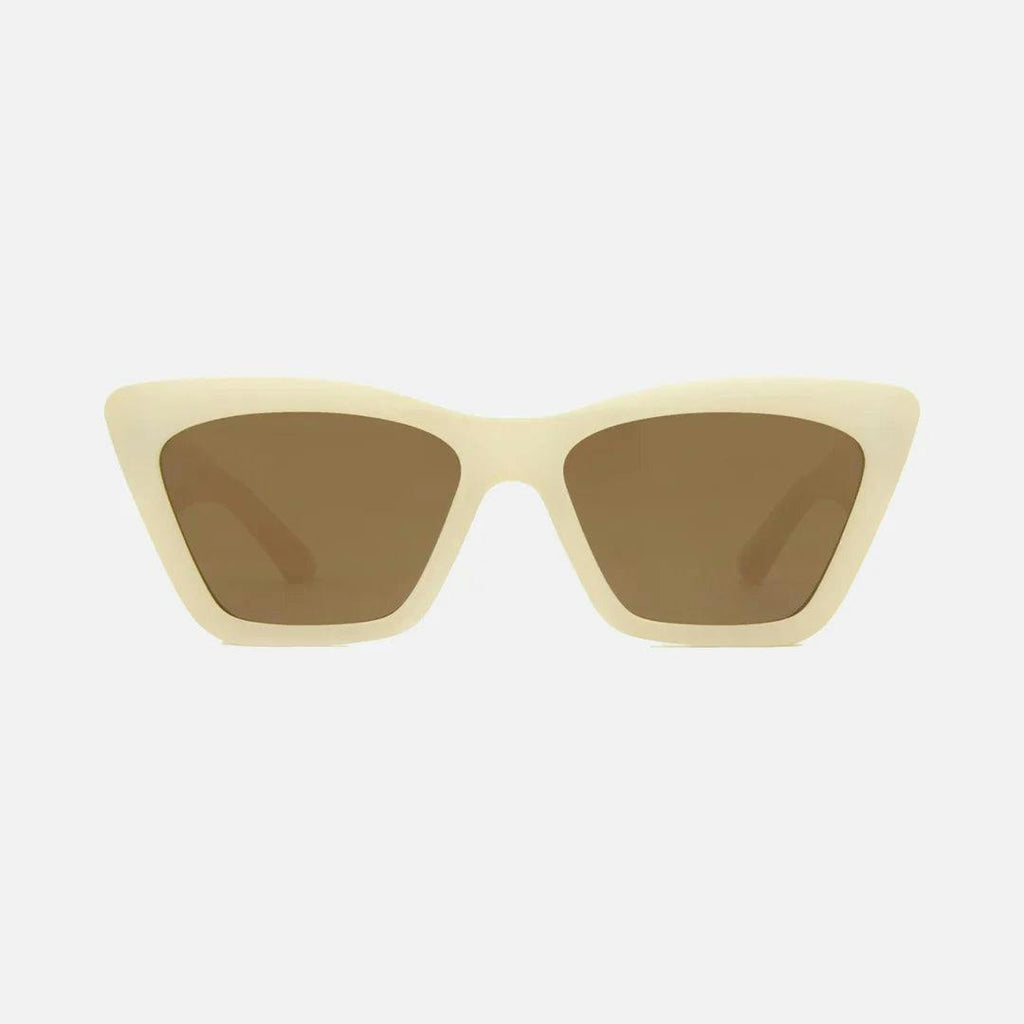 Tahoe - Gloss Translucent Seashell Frame with Brown Lens