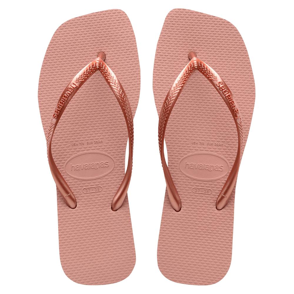 Slim Square Toe Thongs