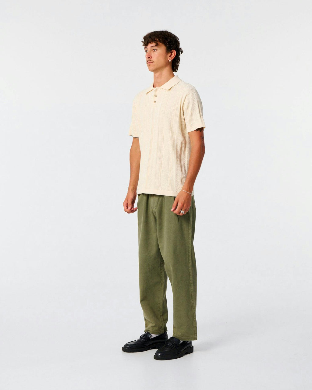 Rails Knit Polo - Ecru