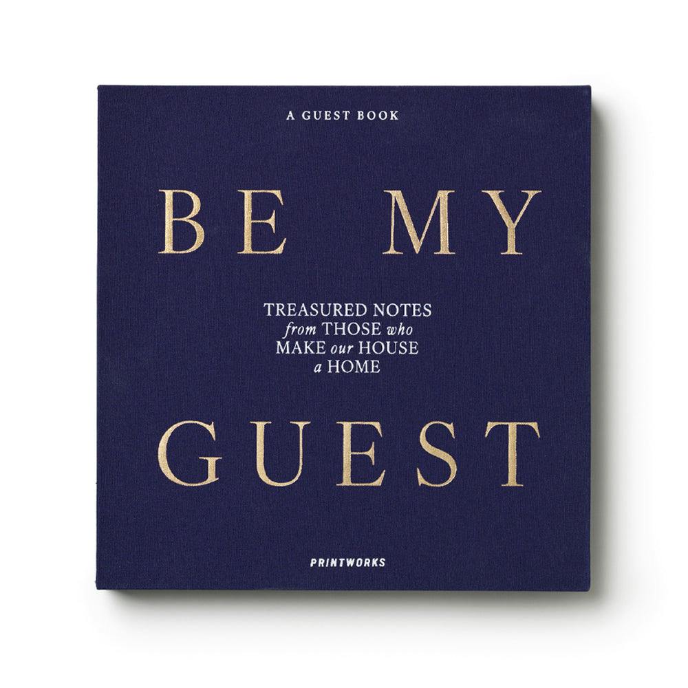 Printworks Guest Book-Be My Guest-Light Blue / Dark Blue