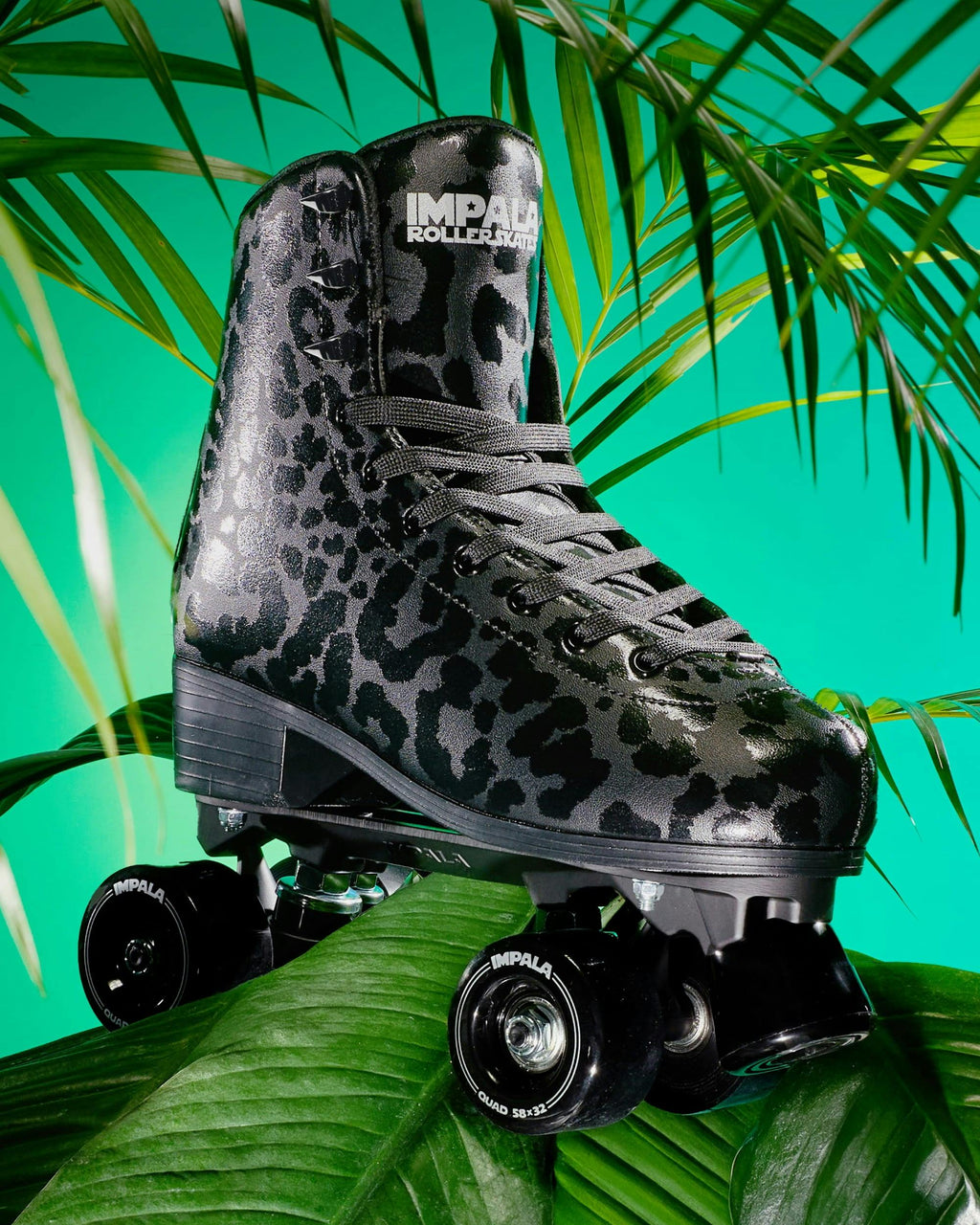 Impala Rollerskate - Black Leopard