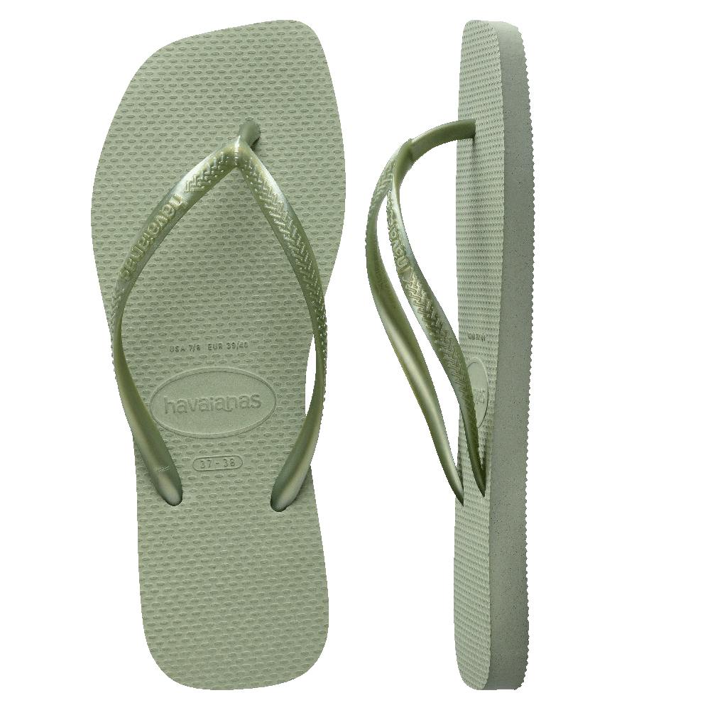 Slim Square Toe Thongs
