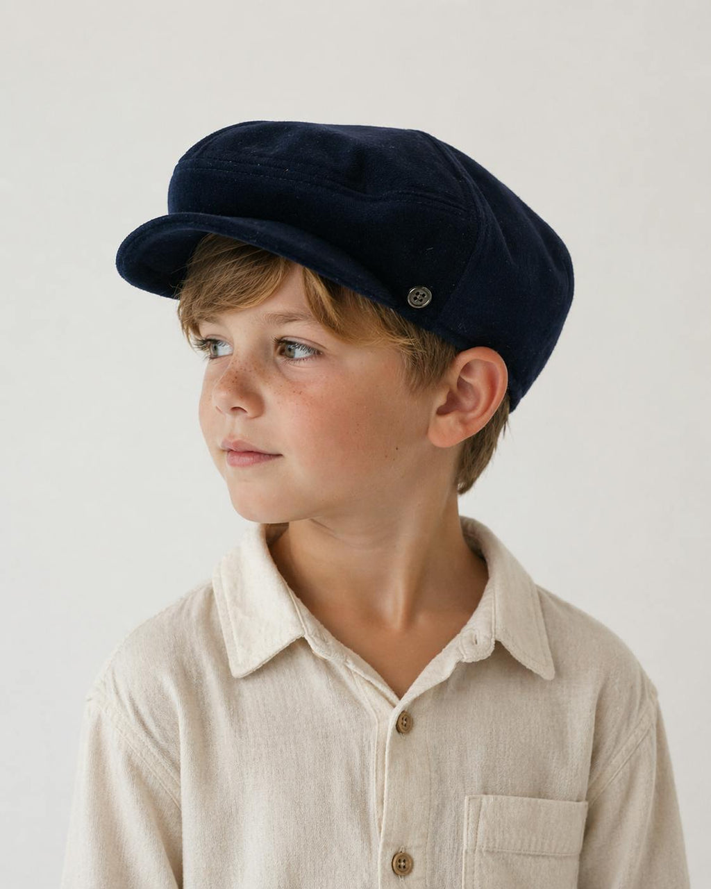 The Twist – Kids – Navy Velveteen