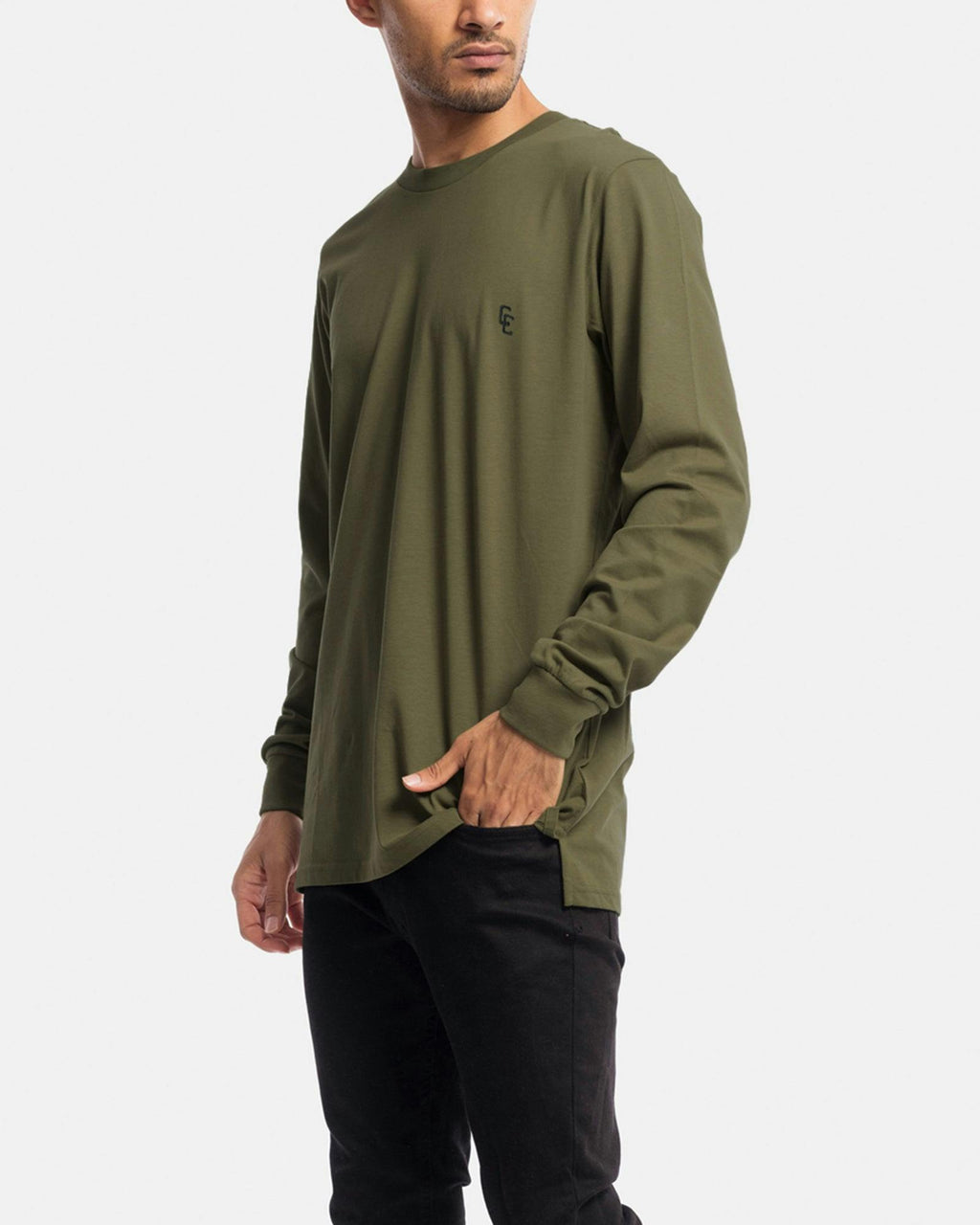 Cypher Embroidery Long Sleeve Tee
