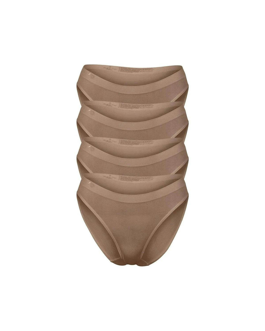 Callie Modal Bikini Brief Underwear 4 Pack - Chestnut