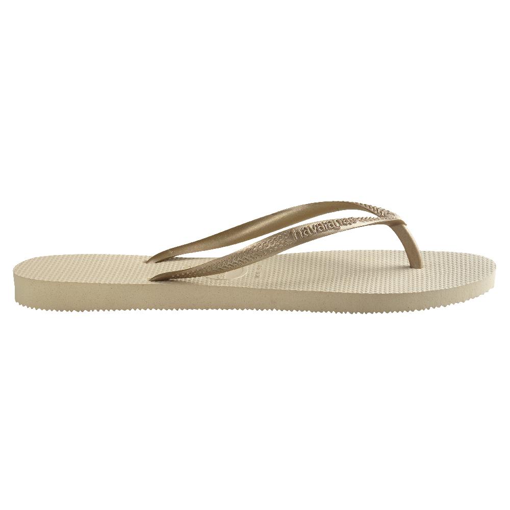 Slim Metallic Thongs
