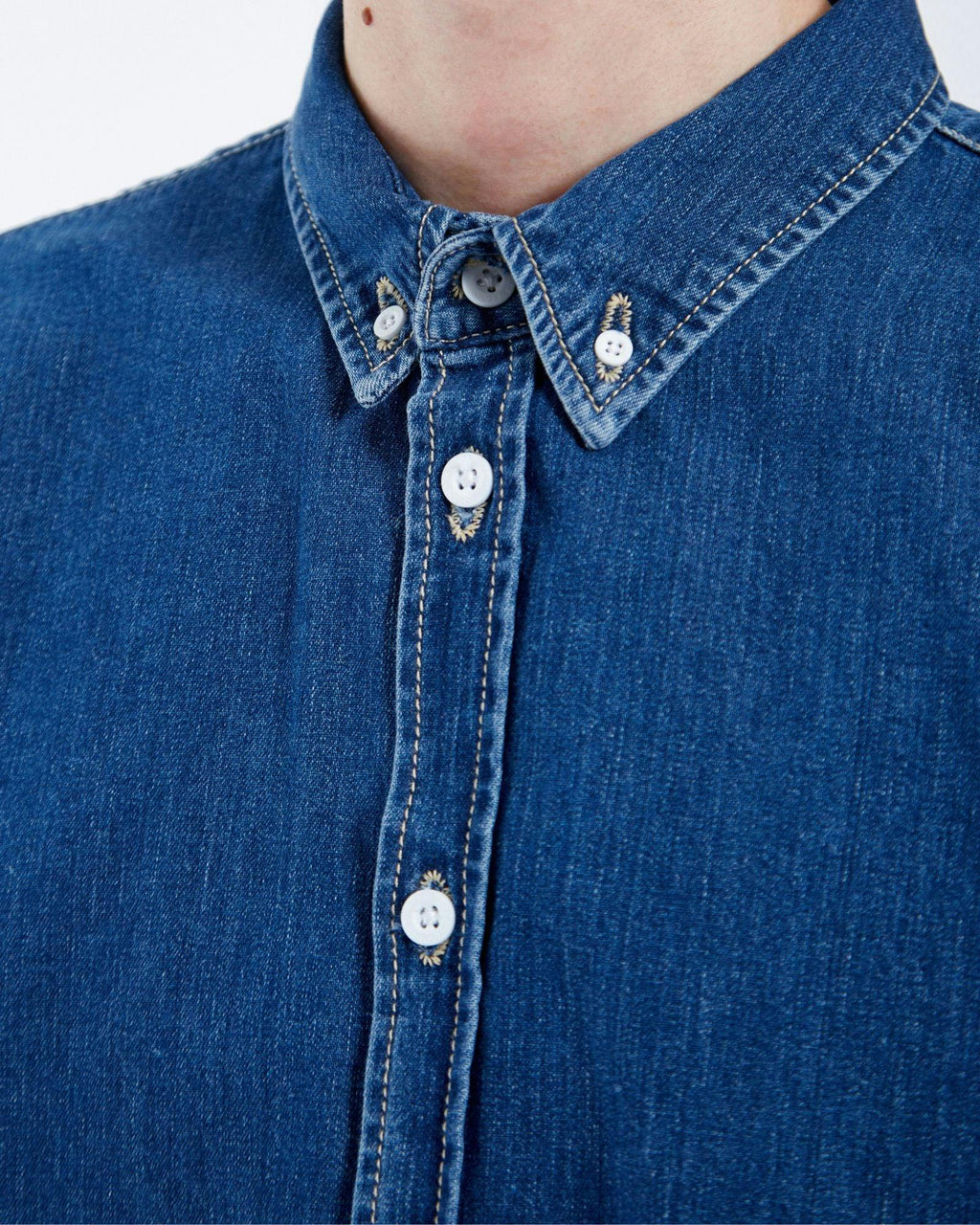 Ray Denim Shirt - Mid Retro