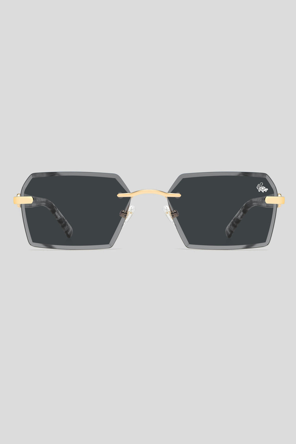 Kennedy White Marble Gold | Black