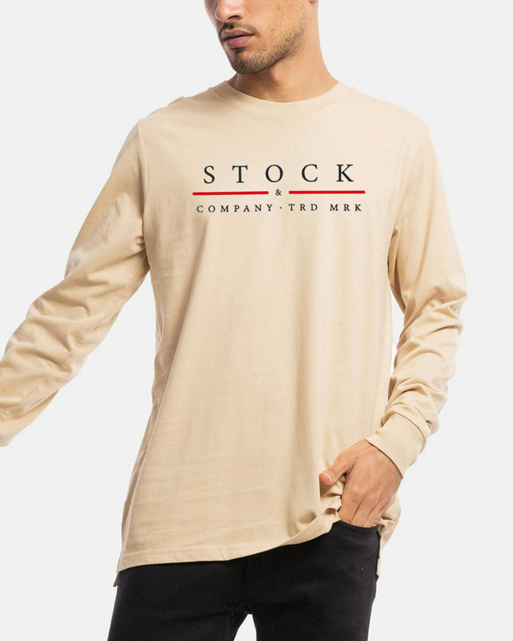 Red Line Long Sleeve Tee