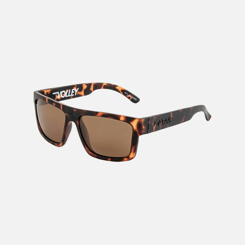 Volley - Floating Matte Tort Frame with Grey Injected Polarized Hydrophobic Lens