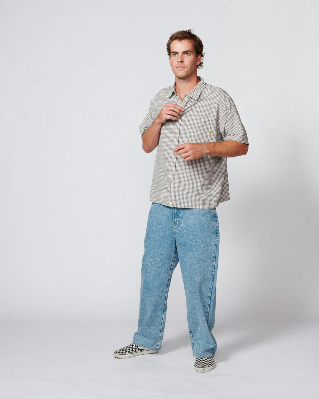 Garry Short Sleeve Shirt - Ecru