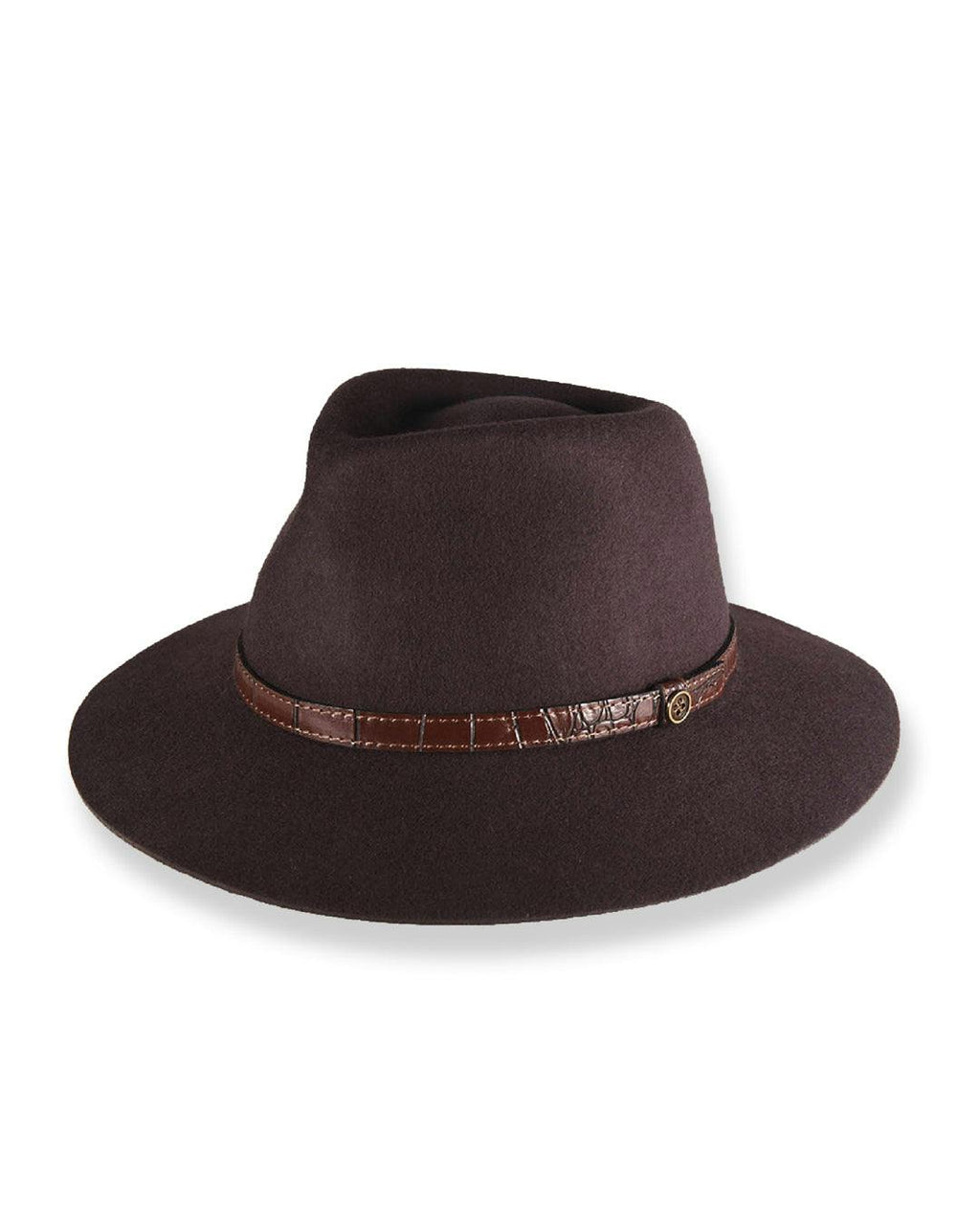 The DiNgo Felt Hat - Chocolate