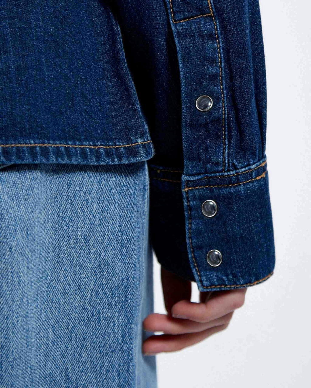 Sukie Denim Shirt - Dark Retro
