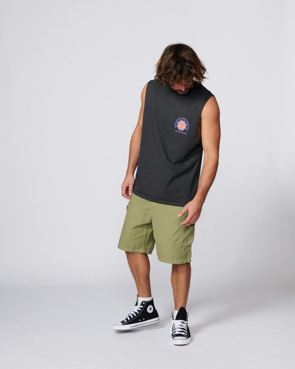 Switch Muscle Tee - Phantom