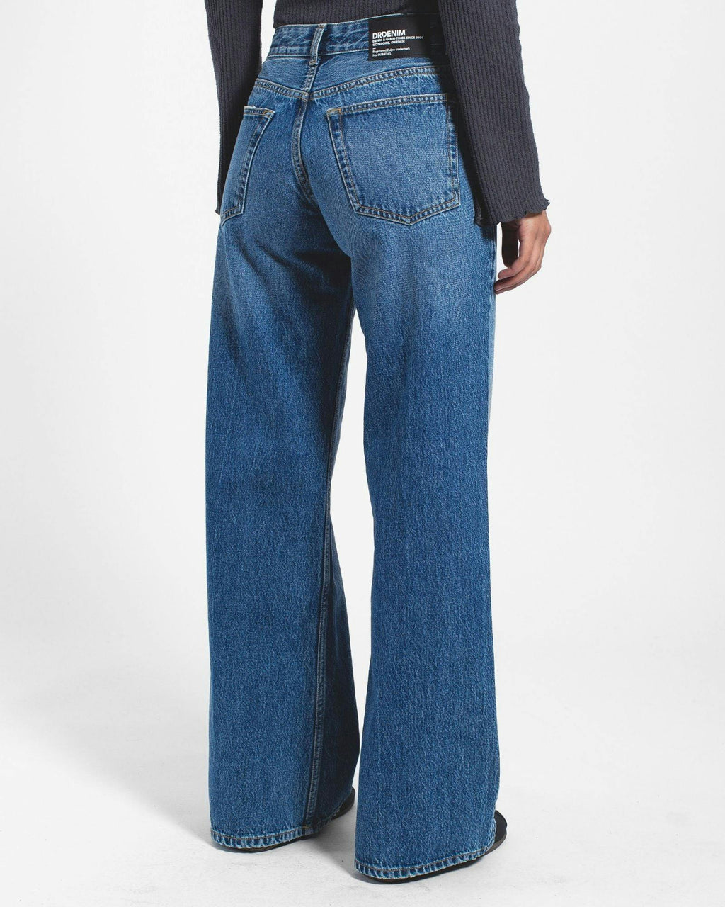 Rhue Low Wide Jeans - Stream Mid Used