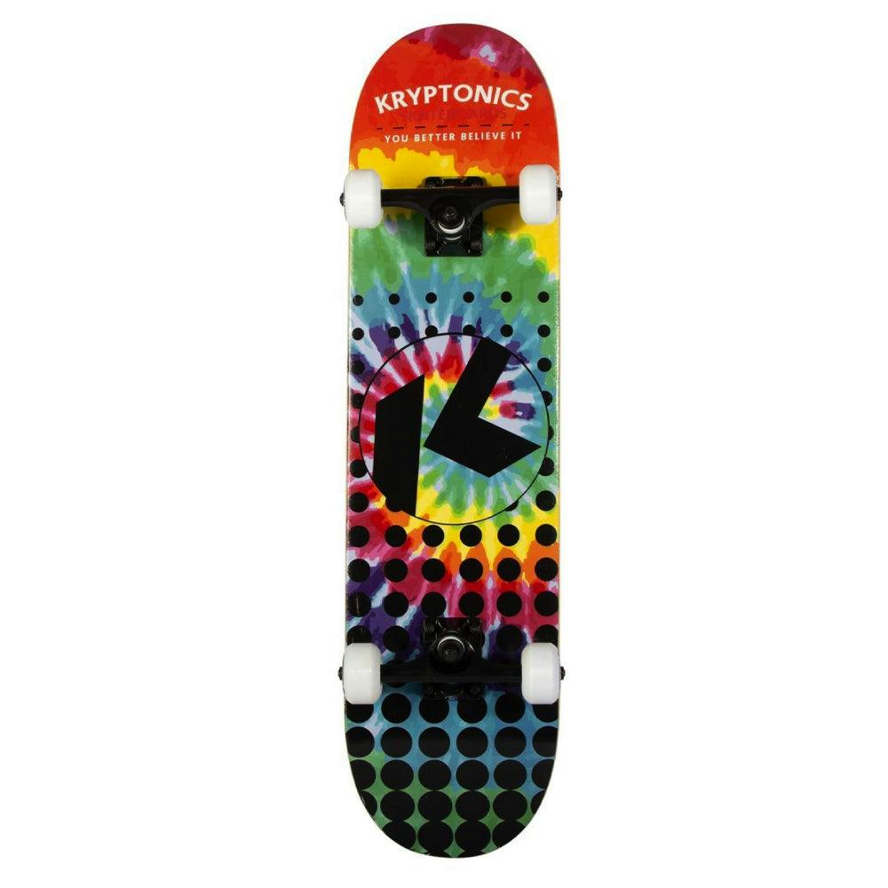Bravo Sports Kryptonics KR31 Star Series Skateboard - Rainbow Dot
