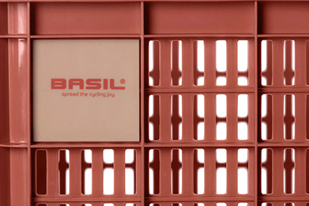 Bicycle Crate 1.5L Small Recycled Synthetic Terra Red