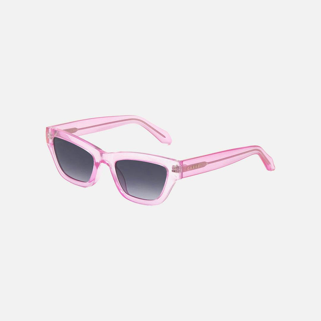 Valencia Junior  - Gloss Translucent Pink Gradient Grey Lens