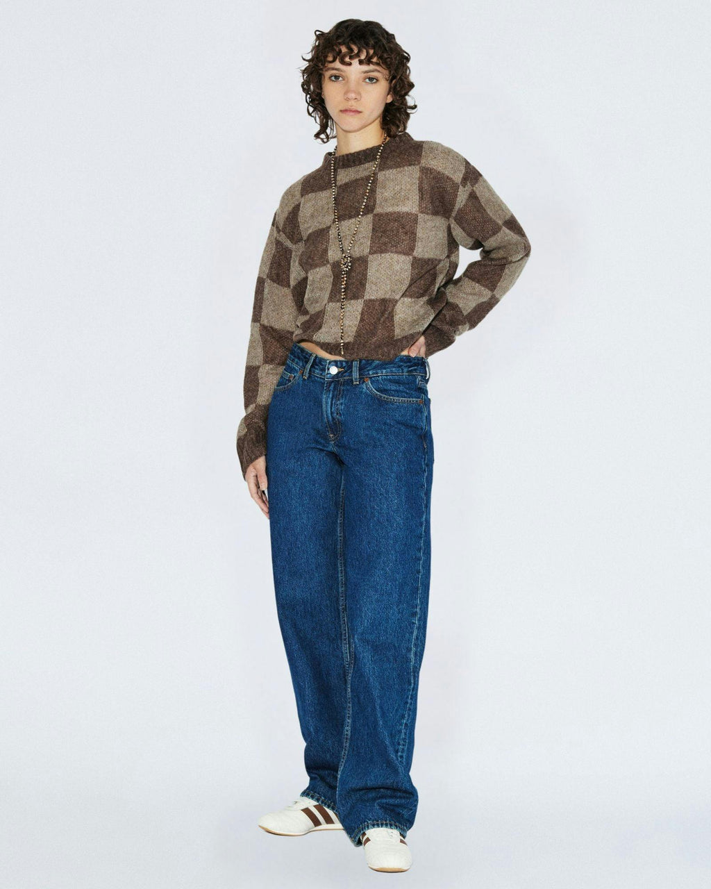 Nika Mid Straight Jeans - Stream Dark Retro Vintage