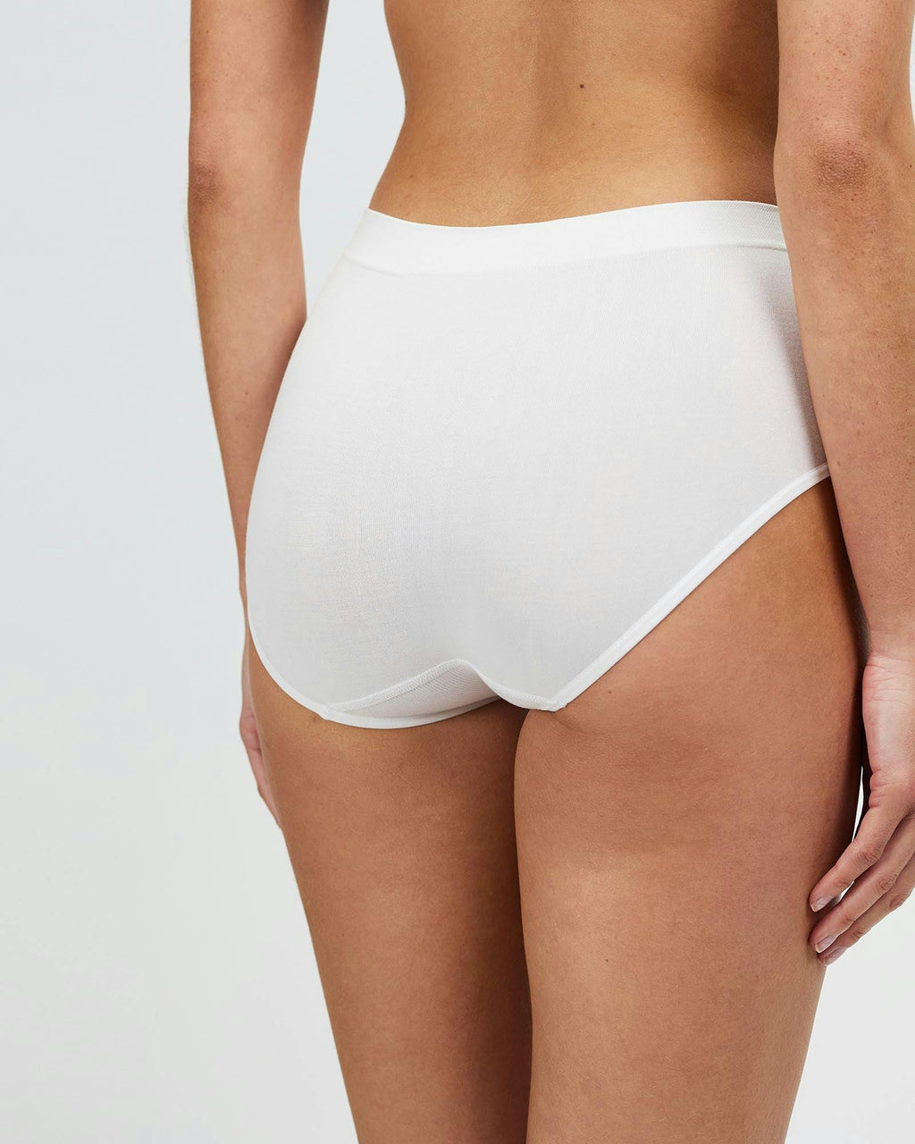 Classic Modal Full Brief Underwear - White