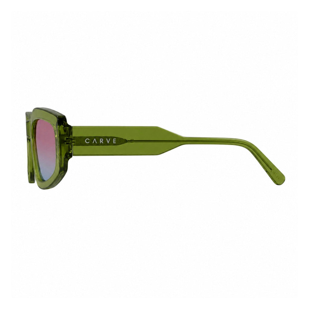 Tempted - Translucent Moss Frame Pink Gradient Lens