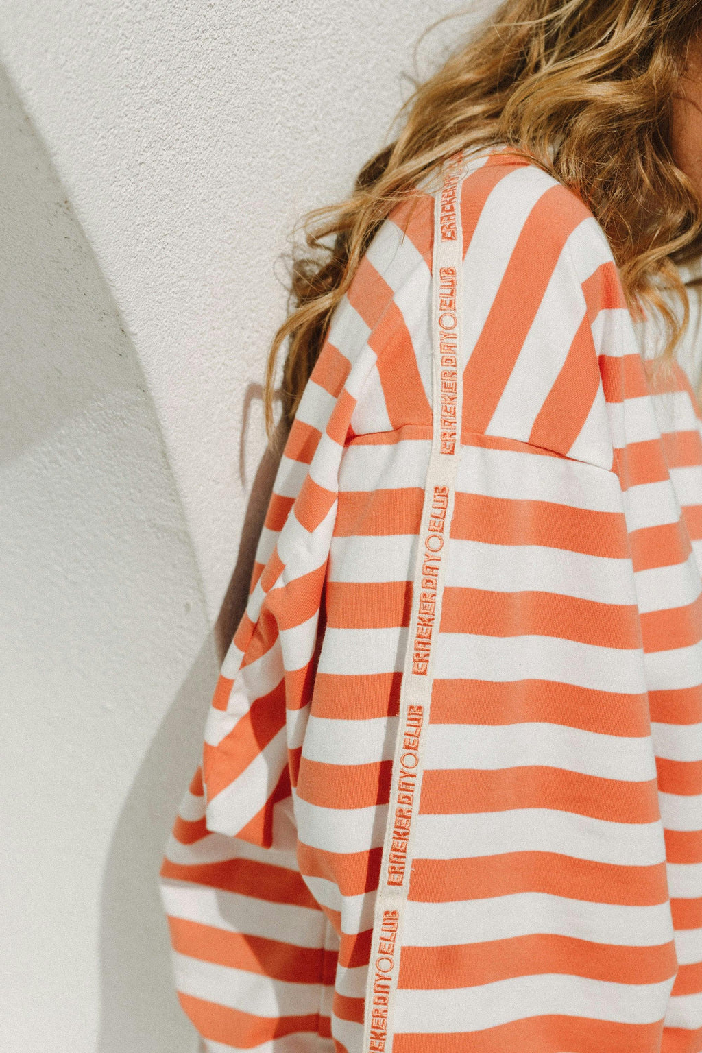 Nautical Long Sleeve Tee - Tangerine
