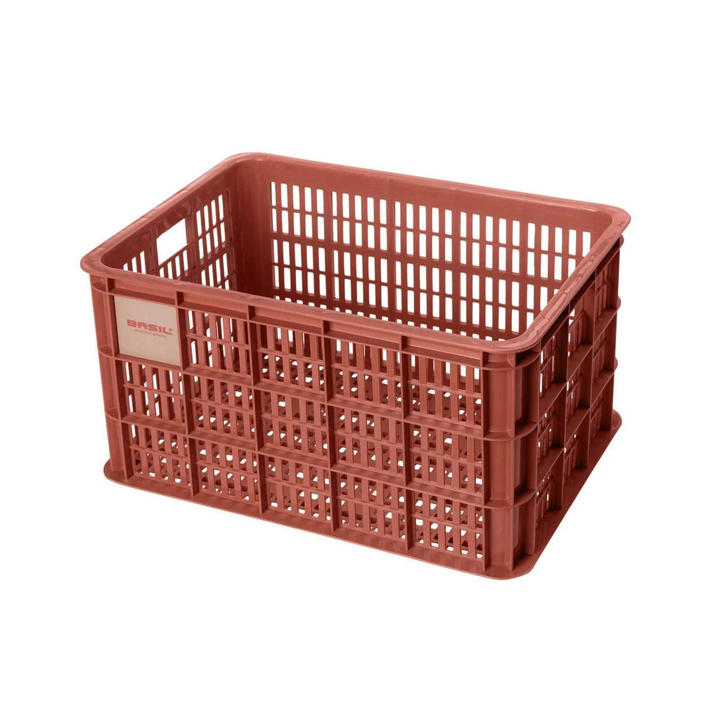Bicycle Crate L 40L Recycled Synthetic Terra Red