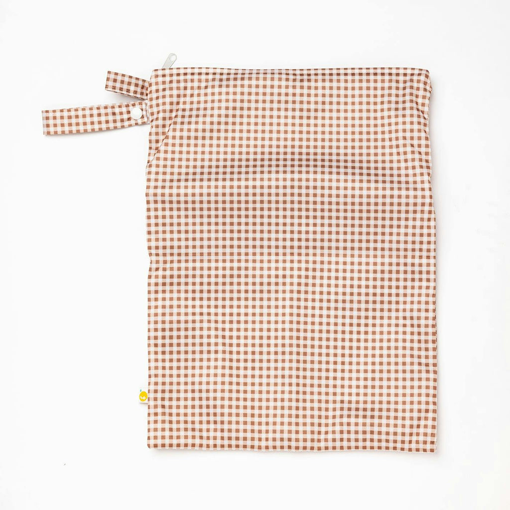Tyoub Stay-dry Zip Wet Bag– Fawn Gingham