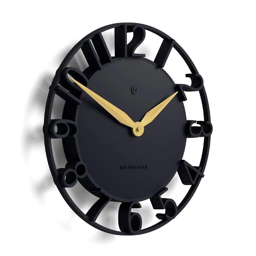 Newgate Time Traveller Wall Clock-Petrol Blue