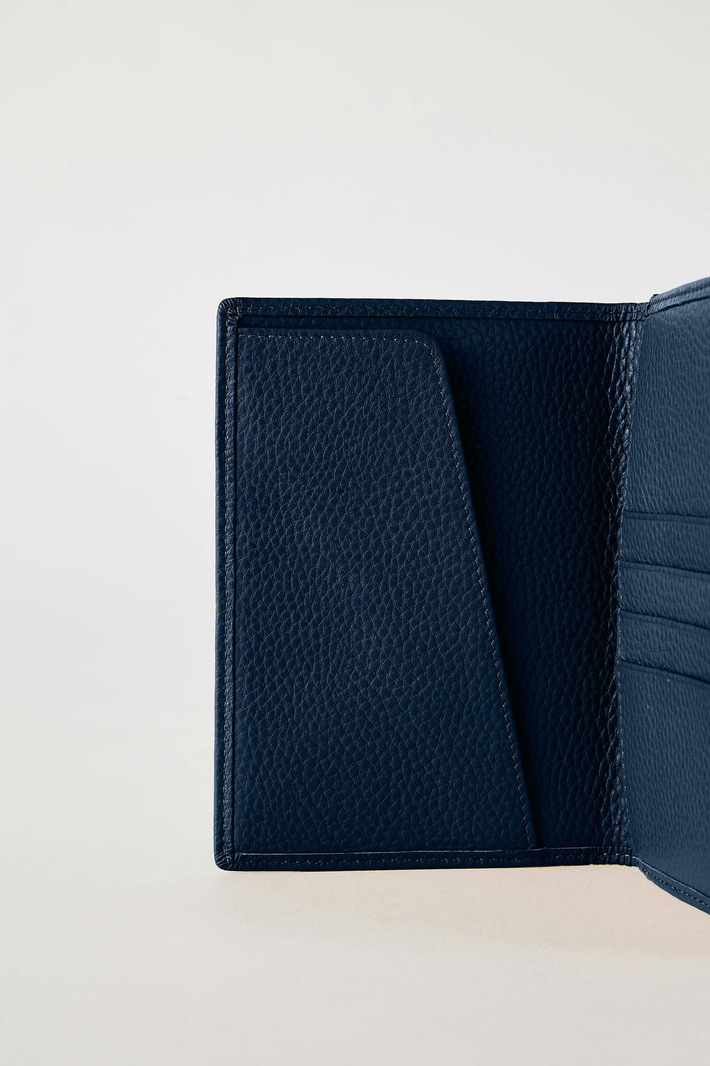 Luxury Leather Passport Wallet | Navy